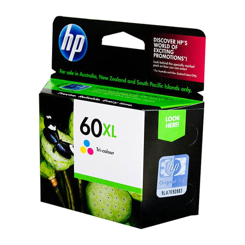 HP #60XL Tri Colour Ink CC644WA