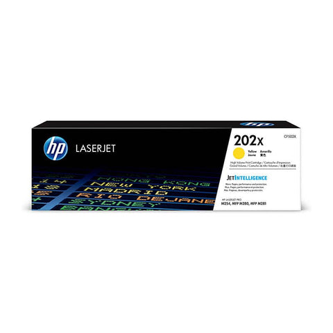 HP #202X Yellow Toner CF502X