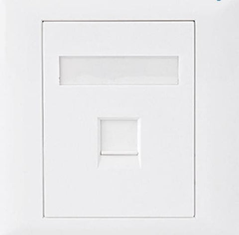 ASTROTEK CAT5e RJ45 Wall Face Plate 86x86mm 1 Port Socket Kit