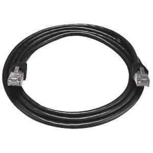 CABAC 5m CAT6 RJ45 LAN Ethernet Network Black Patch Lead