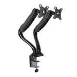 Brateck Dual Monitor Interactive Counterbalance LCD VESA Desk Clamp and Grommet Mount Fit most 13"-27" Monitors Up to 6kg per screen