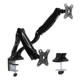 Brateck Dual Monitor Interactive Counterbalance LCD VESA Desk Clamp and Grommet Mount Fit most 13"-27" Monitors Up to 6kg per screen