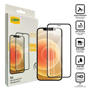 USP Apple iPhone 14 Plus / iPhone 13 Pro Max Armor Glass Full Cover Screen Protector - (SPUAG137), 5X Anti Scratch Technology, Perfectly Fit Curves