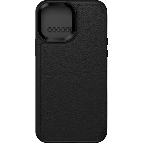 OTTERBOX Apple iPhone 13 Pro Max Strada Series Case (77-85800) - Shadow Black - Slim profile slips easily in and out of pockets