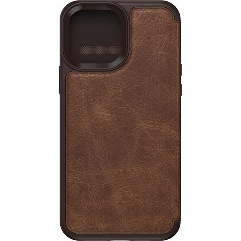 OTTERBOX Apple iPhone 13 Pro Max Strada Series Case (77-85801) - Espresso Brown - Slim profile slips easily in and out of pockets