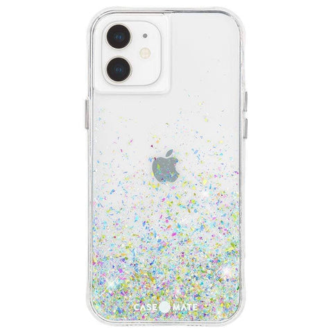 FORCE TECHNOLOGY Apple iPhone 12 / iPhone 12 Pro - Twinkle Ombre - Twinkle Confetti (CM043660), 10 ft drop protection, Compatible with wireless charging