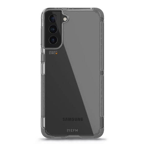 FORCE TECHNOLOGY Cayman Case for Samsung Galaxy S21 5G - Smoke Black (EFCCASG270SMB), Antimicrobial, 6m Military Standard Drop Tested, Shock & Drop Protection