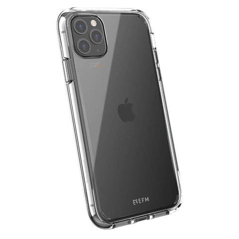 FORCE TECHNOLOGY Aspen Case for Apple iPhone 11 Pro - Clear (EFCDUAE170CLE), 6m Military Standard Drop Tested, Shock & Drop Protection, D3O Impact Protection