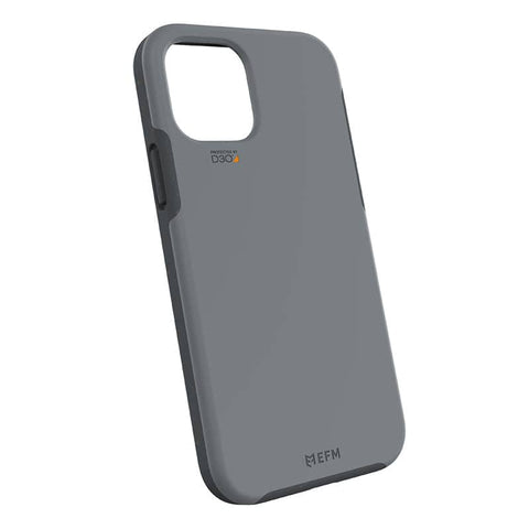 FORCE TECHNOLOGY Eco+ Case for Apple iPhone 12 mini - Charcoal (EFCECAE180CHC), D3Oimpact protection, Slim, tough and durable, Shock & Drop Protection