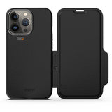 FORCE TECHNOLOGY Monaco Wallet 5G Case for Apple iPhone 13 Pro - Black/Space Grey (EFCFLAE194BSG), 6m Military Standard Drop Tested, Convenient card/cash pockets