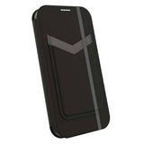 FORCE TECHNOLOGY Miami Wallet Case for Apple iPhone 13 - Smoke Black (EFCMIAE192SMB), 2.4m Military Standard Drop Tested, Convenient and card/ cash pocket