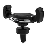 FORCE TECHNOLOGY 15W Wireless Car Vent Mount Charger - Graphite (EFPWVMU900BLA), Compatible with Qi-enabled smartphones, Qualcomm Quick Charge 3.0, Compact design