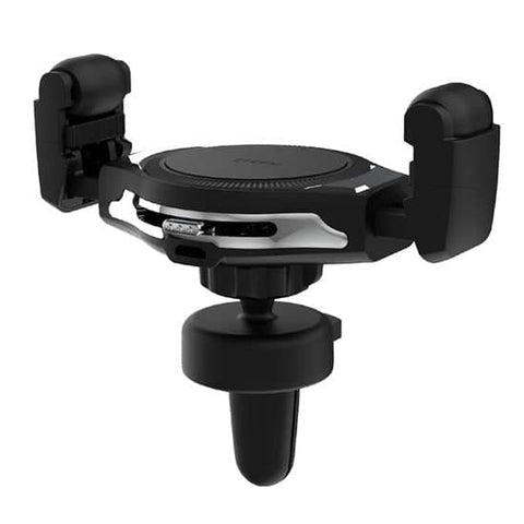 FORCE TECHNOLOGY 15W Wireless Car Vent Mount Charger - Graphite (EFPWVMU900BLA), Compatible with Qi-enabled smartphones, Qualcomm Quick Charge 3.0, Compact design