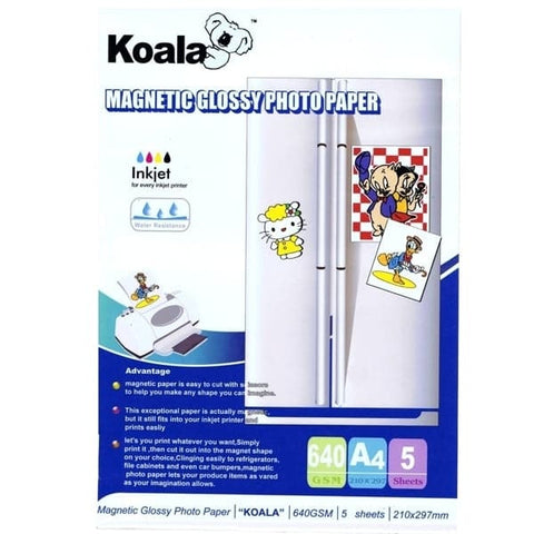 AUSTiC 640gsm Magnetic A4 Glossy Paper (5 Sheets)