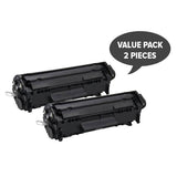 HP Compatible Q2612A #12A Cart-303 Premium Generic Toner (Set of 2)