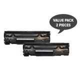 HP Compatible CE285A #85A Cart325 Black Generic Toner (Set of 2)