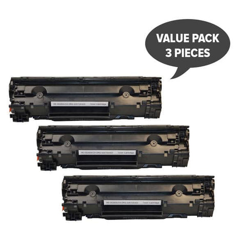 HP Compatible CE285A #85A Cart325 Black Generic Toner (Set of 3)