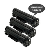 HP Compatible CB435A CB436A Cart 312 Premium Generic Toner X 3