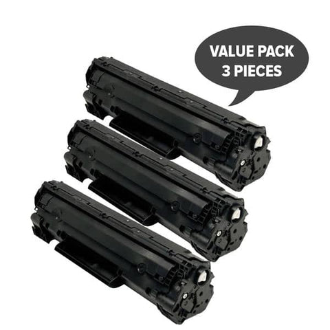 HP Compatible CB435A CB436A Cart 312 Premium Generic Toner X 3