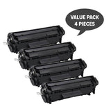HP Compatible Q2612A #12A Cart-303 Premium Generic Toner (Set of 4)