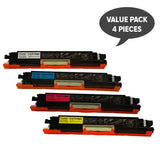 HP Compatible CF350 #130 Series Generic Toner Set (Set of 4)