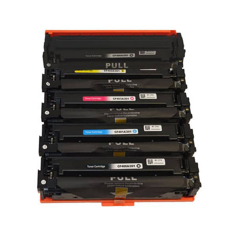HP Compatible #201A Series Premium Generic Toner Cartridge PLUS extra Black set (5 cartridges)