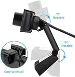Webcam HD 1080p with Microphone and compatiable with PC Laptop for Recording, Calling, Conferencing, Gaming
