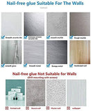 Bathroom 2-Tier Shelves Shower Caddy Wall for Kitchen Toilet Drilling