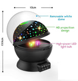 Rotating Star Sky Night Lamp for Kids