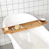 Bamboo Bath Caddy, Tray,Organiser Natural