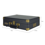 mbeat Woodstock II Black Retro Bluetooth (TX/RX) Turntable