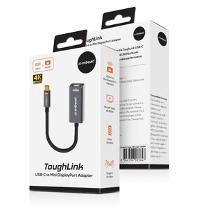 mbeat Tough Link USB-C to Mini DisplayPort Adapter