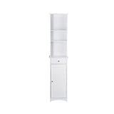 Sian Bathroom Tall Storage Cabinet Organiser - White