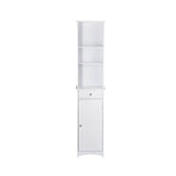 Sian Bathroom Tall Storage Cabinet Organiser - White