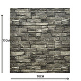 Decorative 3D Foam Wallpaper Panels Stone Brick 10PCS
