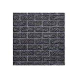 10PCS 3D Foam Black Brick Self Adhesive Home Wallpaper Panels 70 x 77cm