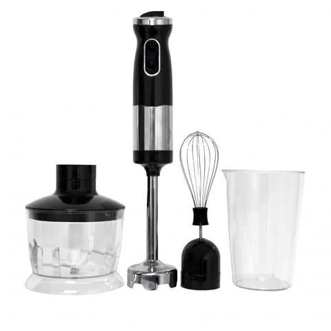 Electric Cordless Stick Blender Hand Blenders/Mixer 700ml Chopper - Black