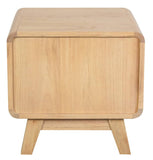 Providence 2 Drawer Bedside Table (Natural)