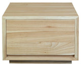 Oscar 1 Drawer Bedside Table (Natural)