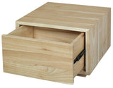 Oscar 1 Drawer Bedside Table (Natural)
