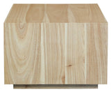 Oscar 1 Drawer Bedside Table (Natural)