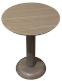Oslo Round Lamp Table (Latte)