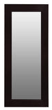 Toby Solid Mahogany Timber Standing Mirror (Chocolate)