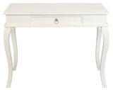 Queen Ann 1 Drawer Sofa Table (White)