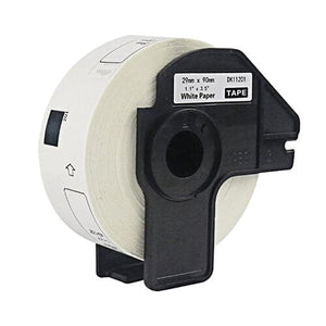Compatible DK11201 Label Roll Black-on-White 29MM X 90MM 400 LABELS - for use in Brother Printer