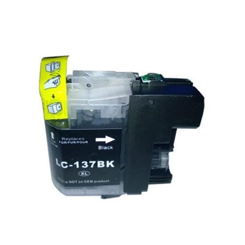 Compatible Premium Ink Cartridges LC137XL  Hi Yield Black Cartridge  - for use in Brother Printers