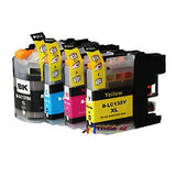 Compatible Premium Ink Cartridges LC139XL / LC135XL  Set of 4 - Bk/C/M/Y  - for use in Brother Printers