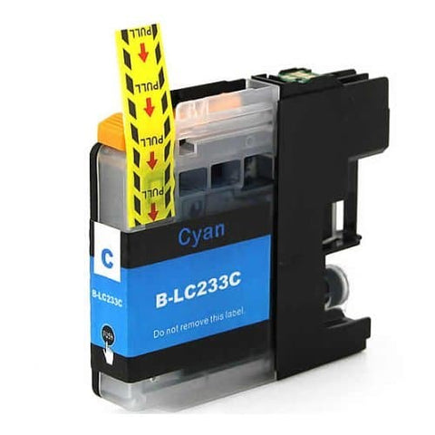 Compatible Premium Ink Cartridges LC233C  Cyan Cartridge  - for use in Brother Printers