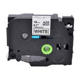 Compatible TZe241 P-Touch Tape 18mm Black on White - for use in Brother Printer
