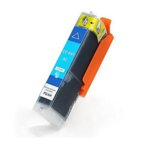 Compatible Premium Ink Cartridges CLI651XLC XL  Cyan Ink - for use in Canon Printers
